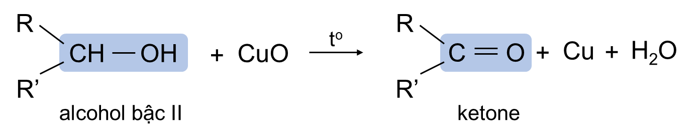 Phản ứng oxi hóa alcohol bậc II olm.