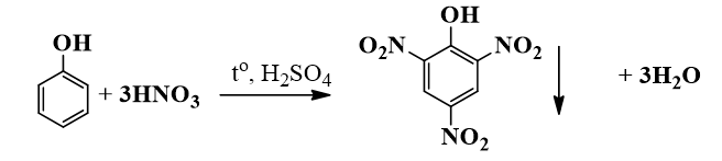 Phản ứng nitro hóa olm.