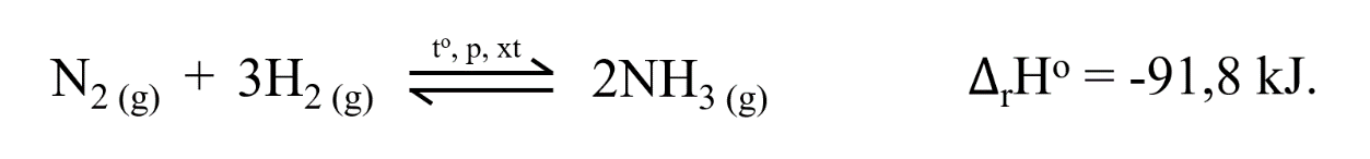 Phản ứng tổng hợp NH3 olm.