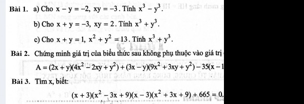 Bài tập Tất cả