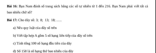 Bài tập Tất cả