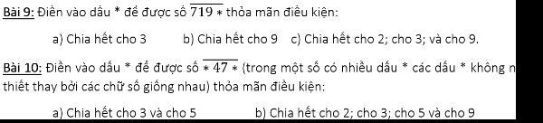 Bài tập Tất cả