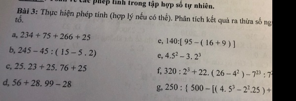 Bài tập Tất cả