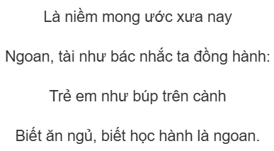 Trẻ em như búp trên cành