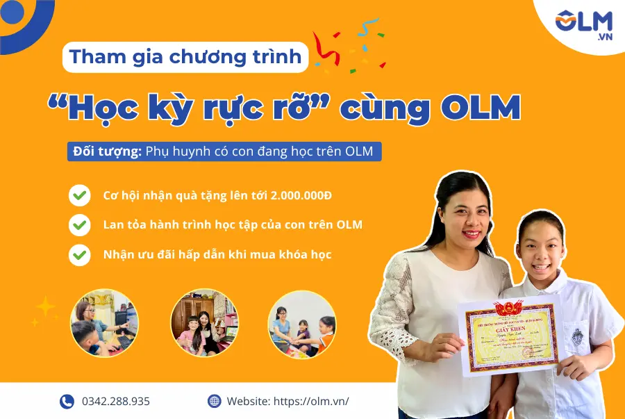 Tổ chức Chương trình “Học kỳ rực rỡ” cùng OLM