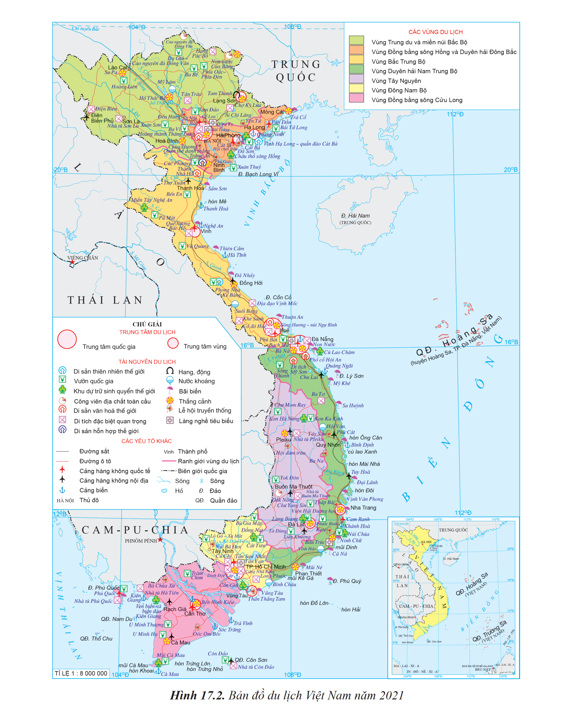 Bản đồ thương mại Việt Nam năm 2021