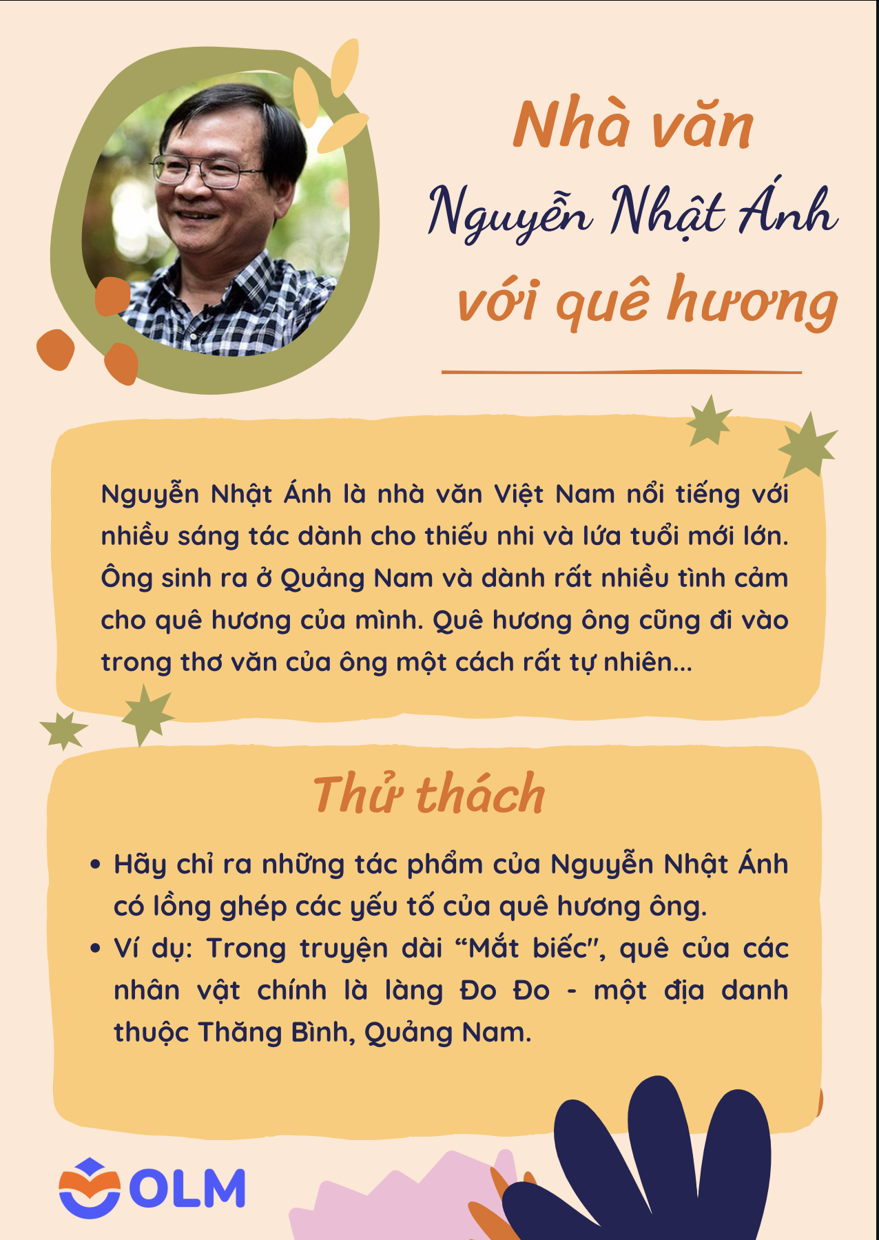 THỬ THÁCH VĂN CHƯƠNG - Nhà văn Nguyễn Nhật Ánh với quê hương