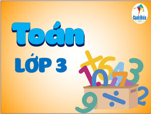 Toán lớp 3 Cánh Diều