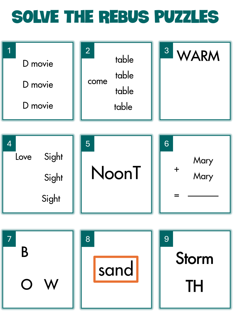 Fun English 286 - Rebus puzzles (Đố vui Tiếng Anh 286)