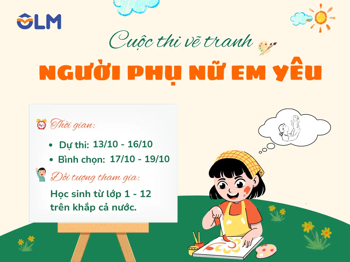 📣 Phát động cuộc thi vẽ "Người phụ nữ em yêu" - Chào mừng ngày 20/10