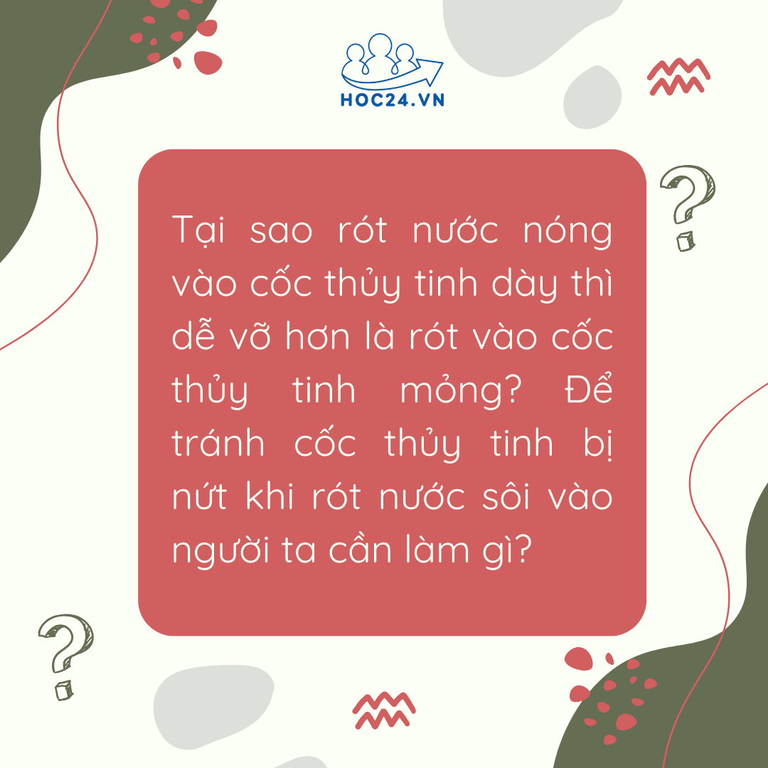 Tại Sao Rót Nước Nóng Vào Cốc Thủy Tinh? Hiểu Nguyên Nhân và Cách Sử Dụng An Toàn