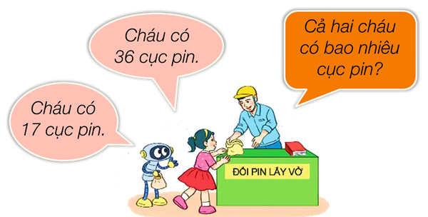 đổi vở lấy pin