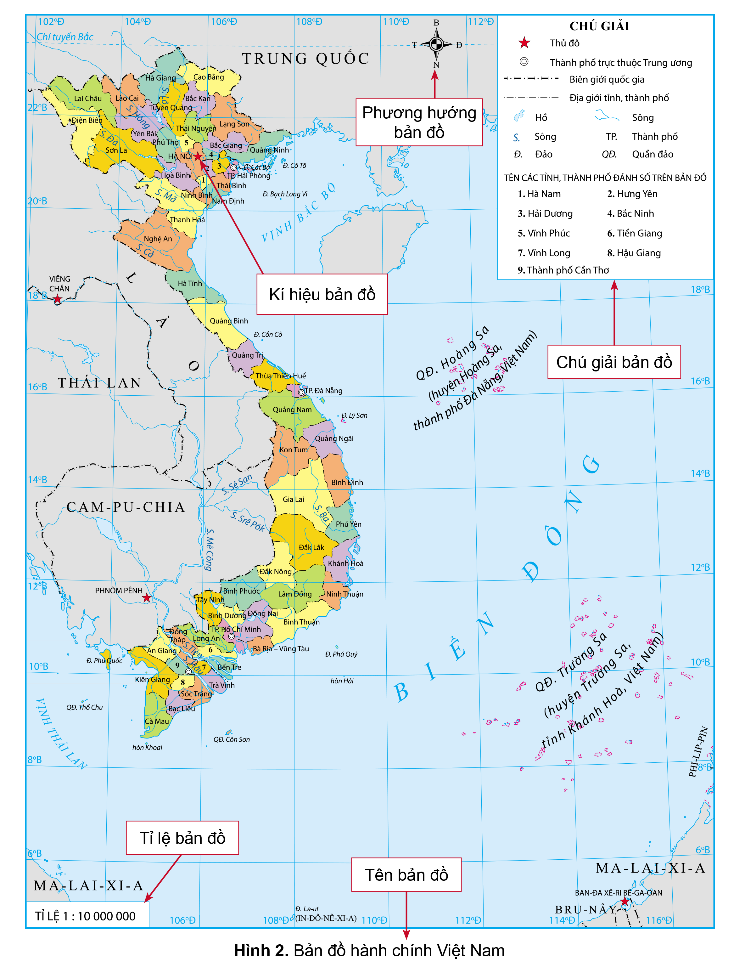 Bản đồ hành chính Việt Nam