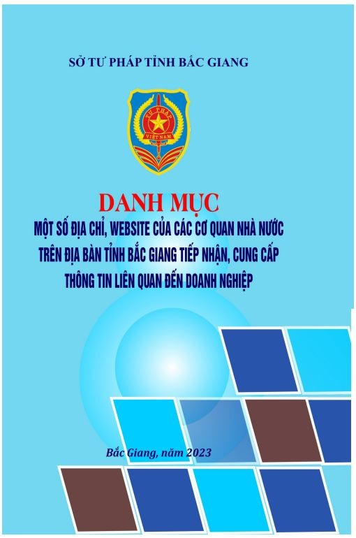 Địa chỉ website của cơ quan nhà nước, doanh nghiệp tỉnh Bắc Giang