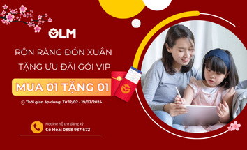 Đầu năm mới Giáp Thìn, OLM tặng ưu đãi lớn nhất năm cho phụ huynh đăng ký gói VIP