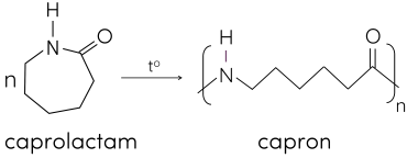 Hóa học 12, Trùng hợp caprolactam