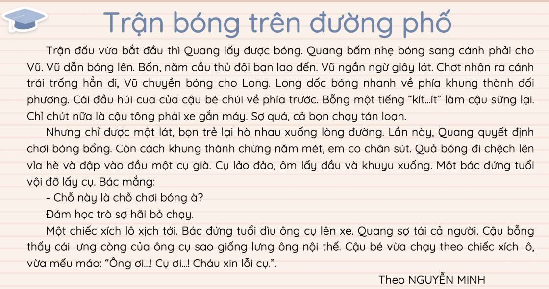 trận bóng trên đường phố