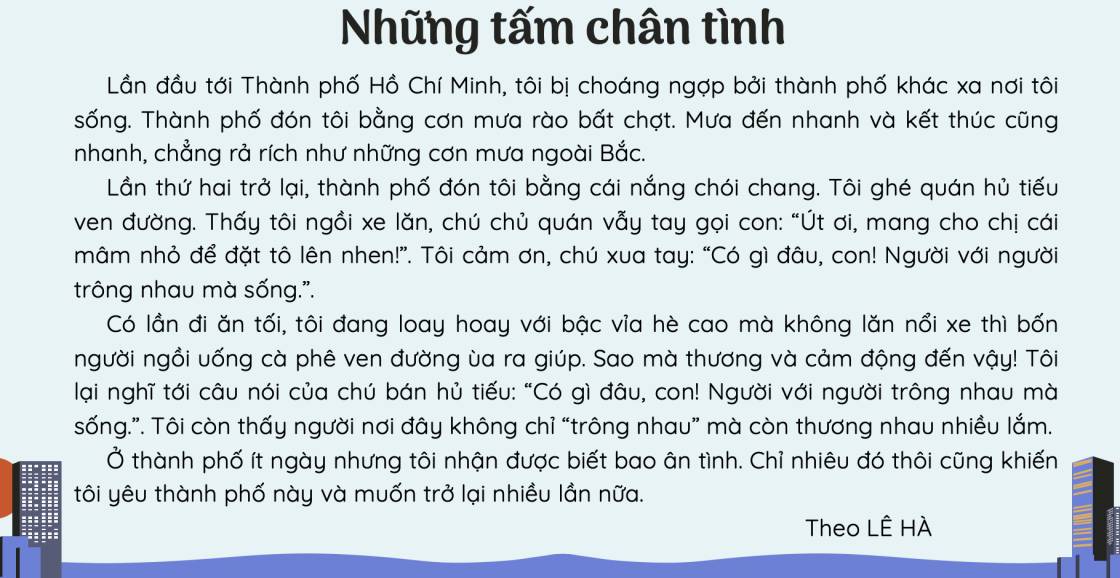 những tấm chân tình