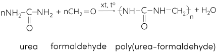 Hóa học 12, Poly(urea-formaldehyde)