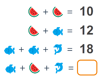 emoji maths puzzle olm