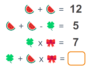 emoji maths puzzle olm