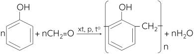 Hóa học 12, Điều chế poly(phenol formaldehyde)