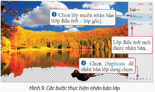 Các bước thực hiện nhân bản lớp