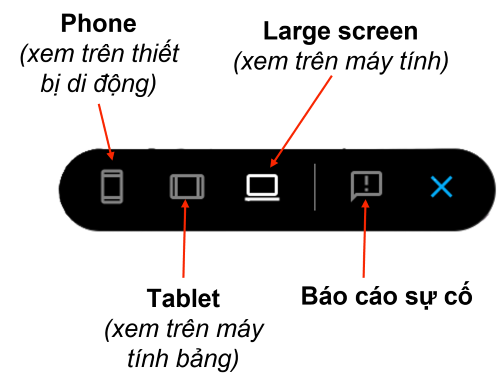 Các chế độ xem trước trang web