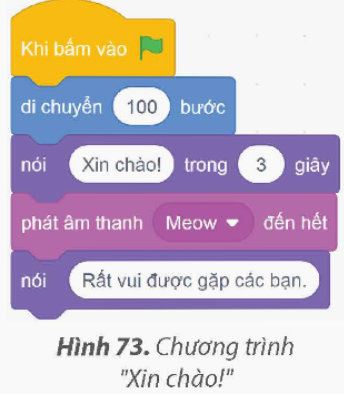 Chương trình xin chào