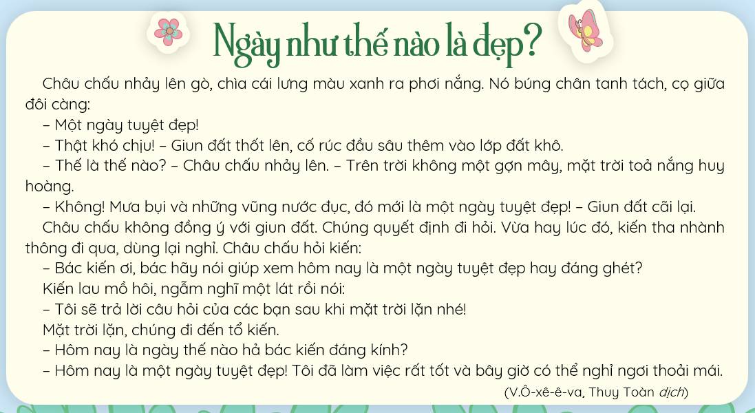 ngày như thế nào là đẹp