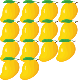 14 mangoes