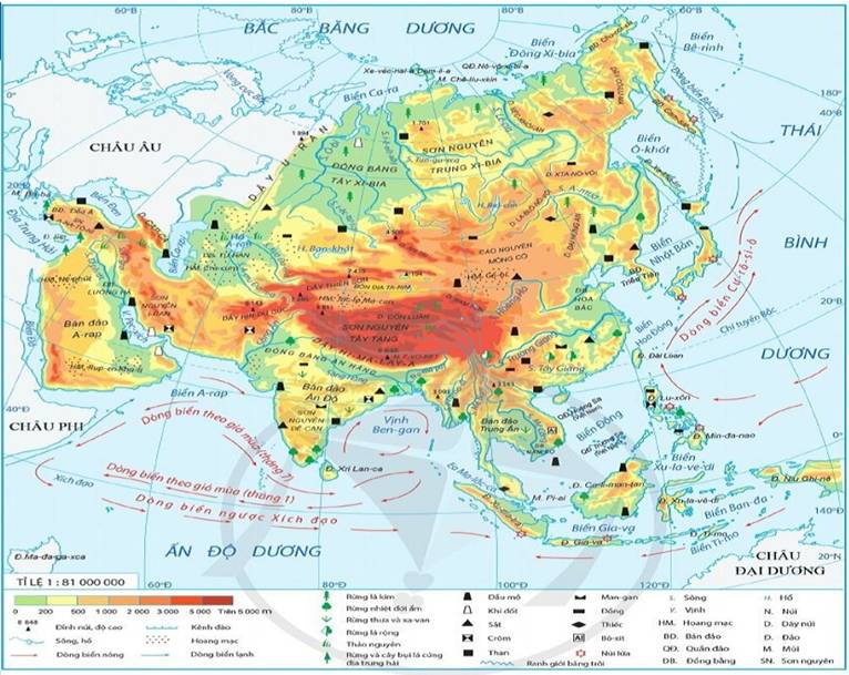 Bài 1 Vị trí địa lí địa hình và khoáng sản châu Á Địa lý 8  ÔN THI ĐỊA  LÝ  NUTS Xinh Đẹp Ăn là Vui