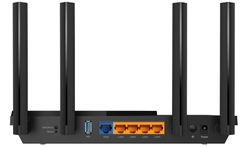 Router wifi với 4 cổng LAN, 1 cổng WAN