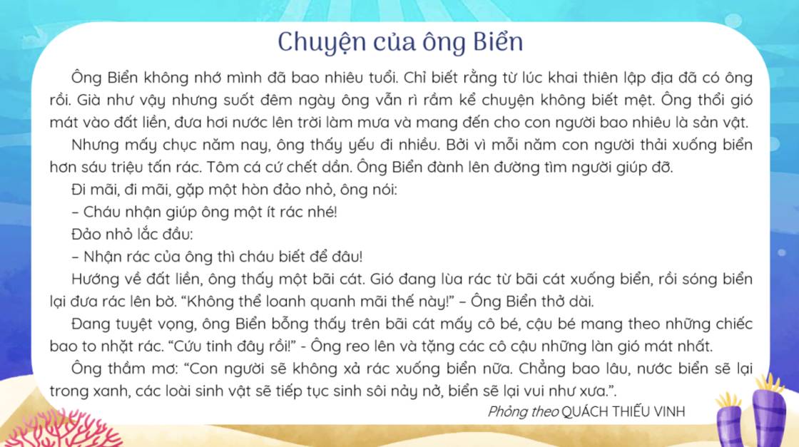 chuyện của ông Biển