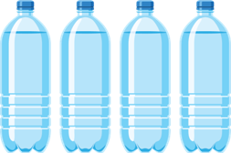 four bottles of water olm