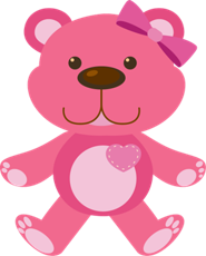 pink teddy bear olm
