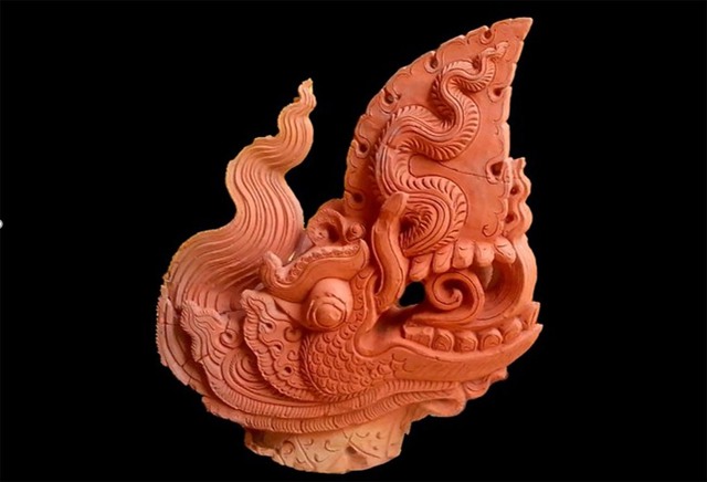 Bảo vật quốc gia: Đầu rồng thời Trần ở Hoàng thành Thăng Long - Ảnh 1.