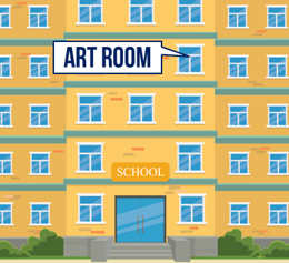 rooms in a school olm