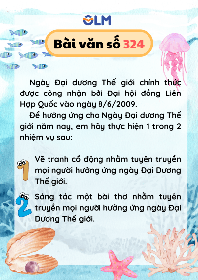 Bài viết ngày đại dương thế giới