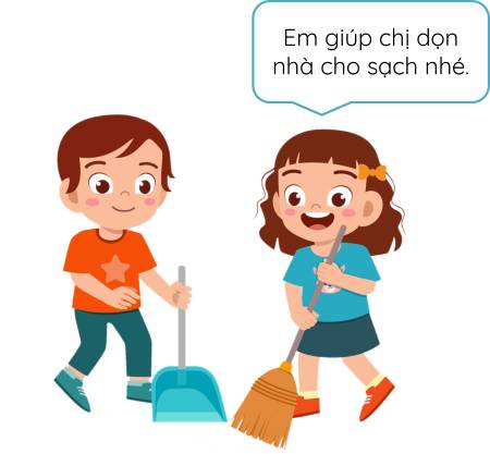 Dọn nhà giúp mẹ.olm