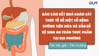 Khoa học tự nhiên 9, tiêu đề trong báo cáo vấn đề khoa học, olm