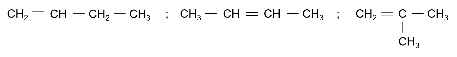 Đồng phân cấu tạo C4H8 olm.