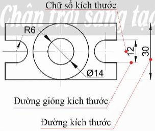 Công nghệ 8, ghi kích thước trên bản vẽ