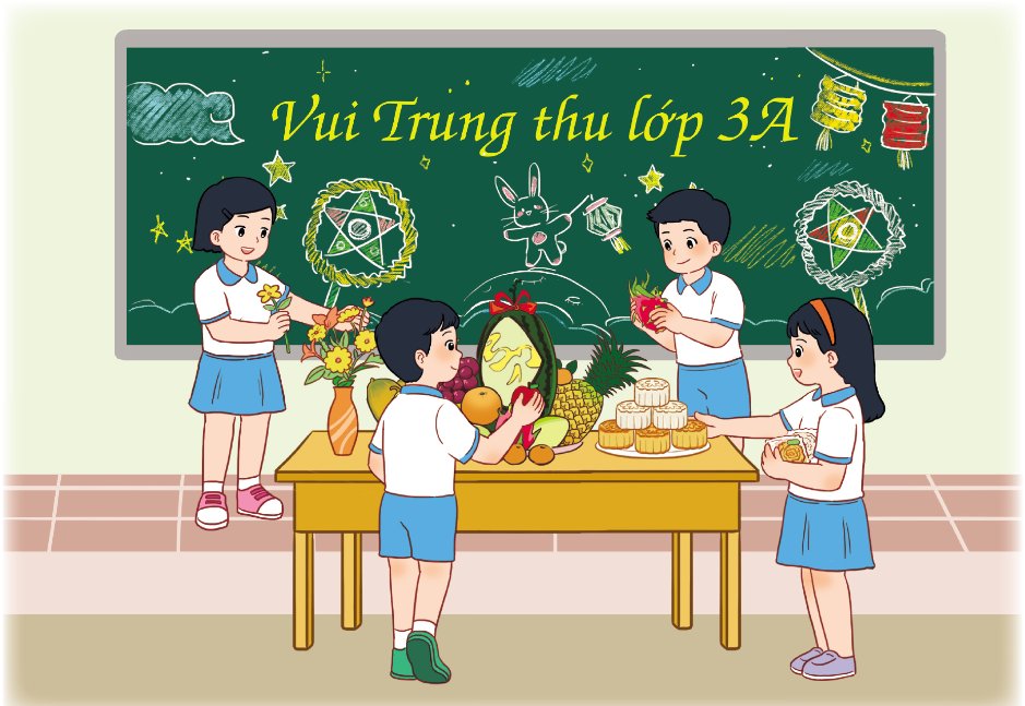 Các bạn nhỏ vui chơi Trung thu