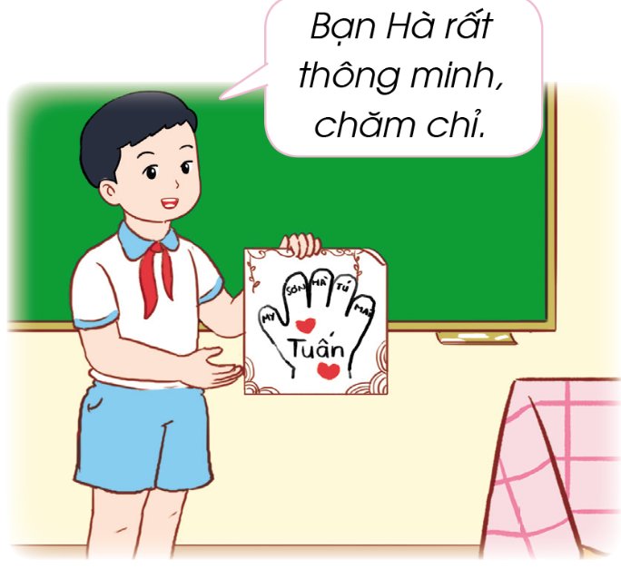 Sử dụng "Bàn tay tình bạn" để giới thiệu về bạn bè