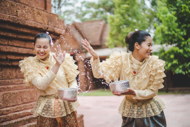 Songkran festival in thailand olm
