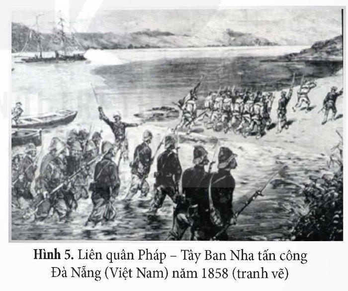 Thực dân Pháp tấn công Đà Nẵng (1858) mở đầu cho quá trình xâm lược Việt Nam