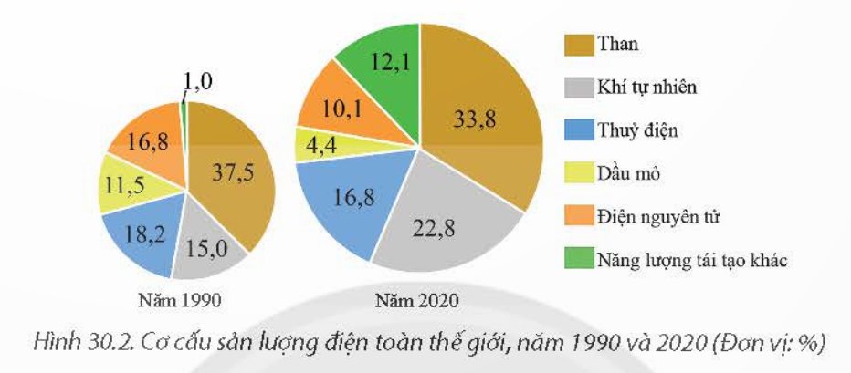 cơ cấu sản lượng điện