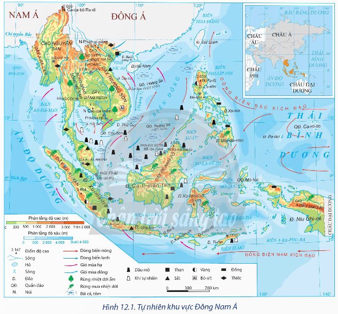 Tự nhiên khu vực ĐNA