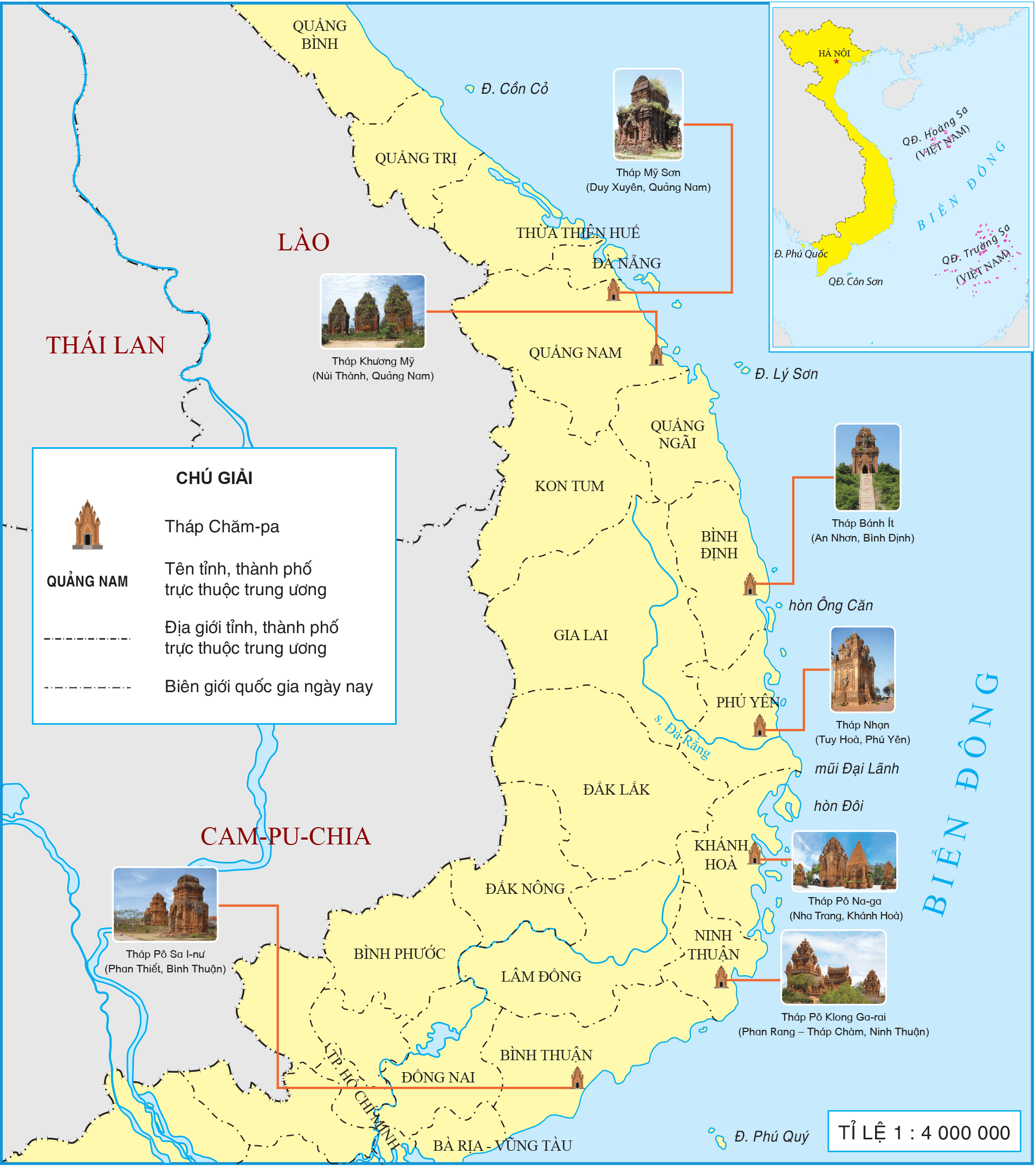 Lược đồ, Lịch sử và Địa lí lớp 5, OLM